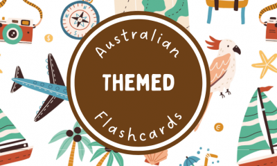 Australian Themed Flashcards For Preschoolers Featured Image