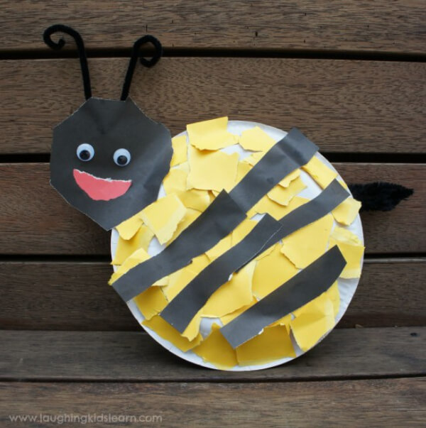Bee Paper Plate Crafts for Kids Bee Craft Activity For Kids