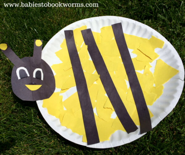 Bee Paper Plate Crafts for Kids Paper Plate Bee Craft For Kids