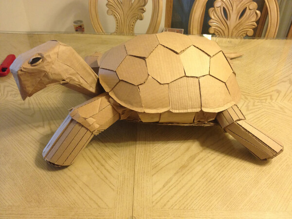Cardboard Turtle Crafts For Preschoolers