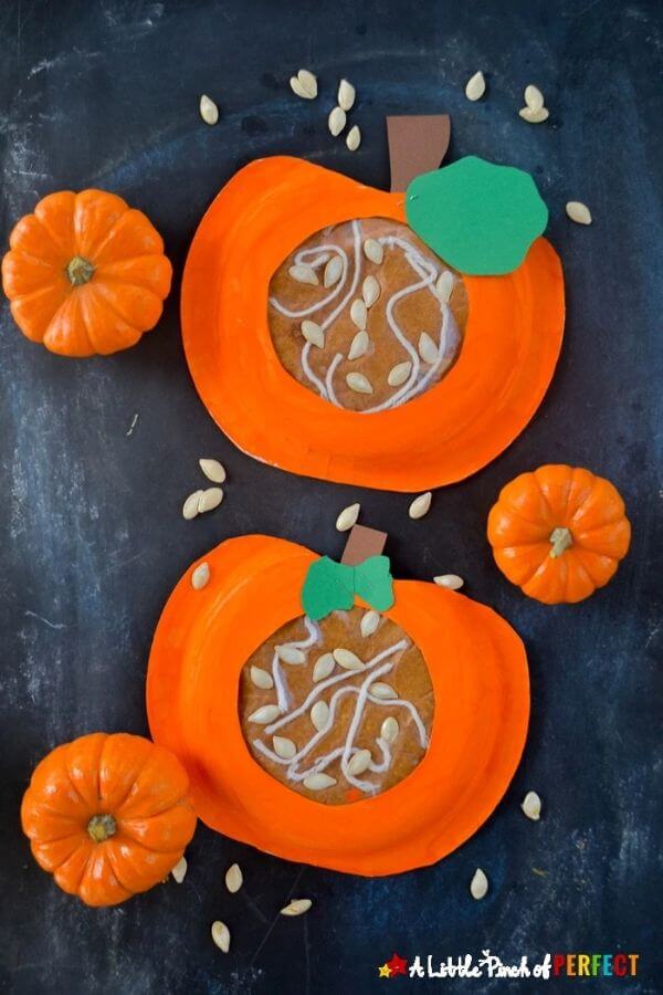 Creative Pumpkin Paper Plate Art & Craft For Kids
