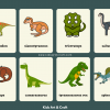 Dinosaur Flashcards For Kindergarten Featured Image