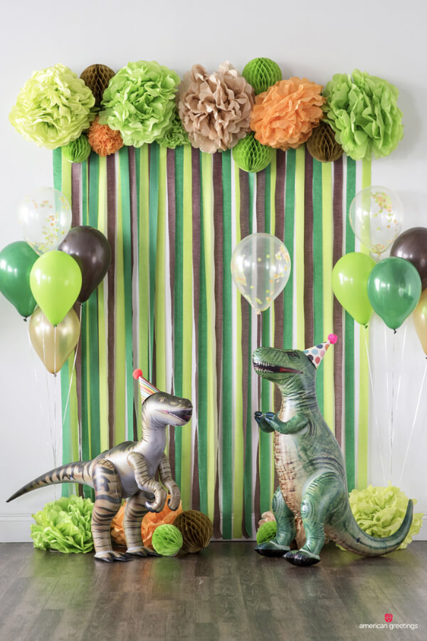 Dinosaur Theme Party Decoration Craft Idea For Birthday