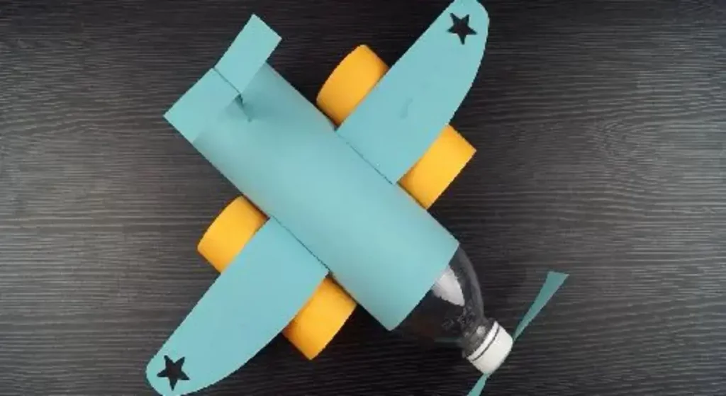 DIY Bottle Airplane Crafts For Kids