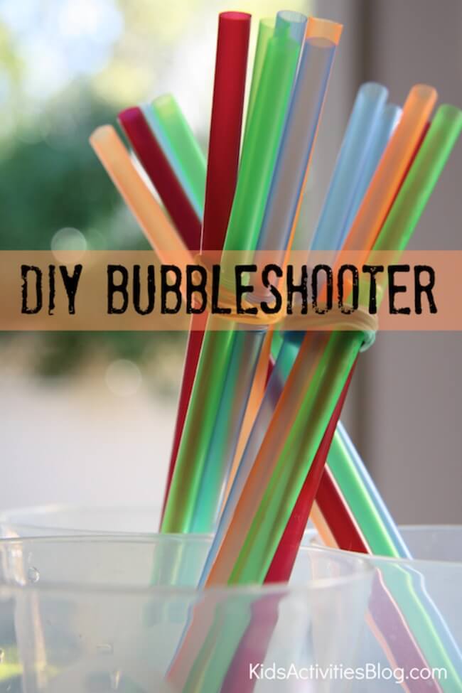  DIY Bubble Shooter Bubble Wand For Kids
