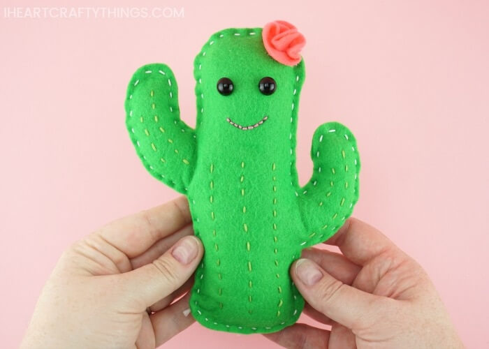 DIY Cactus Plushy For Kids