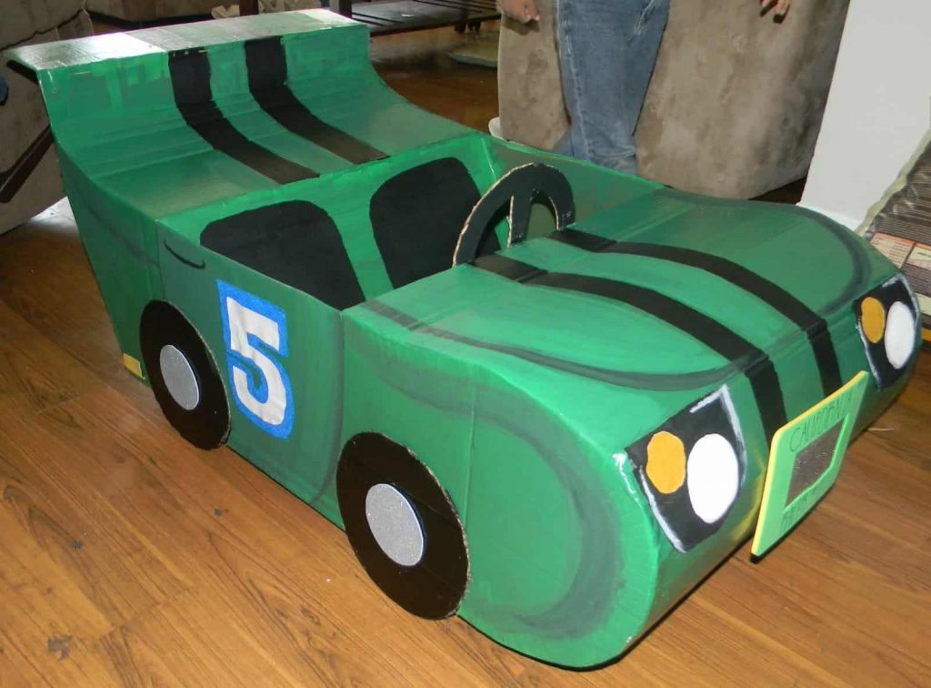 DIY Cardboard Box Toy Car For Toddlers DIY Car Toys To Make At Home