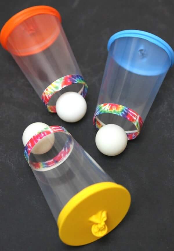 DIY Crafts Balloon Cup Shooters For Toddlers DIY Crafts Using Balloon For Kids