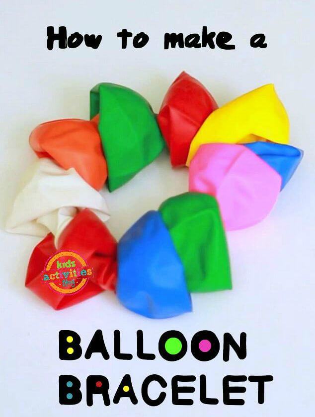 DIY Crafts With Balloons Bracelet For Kids DIY Crafts Using Balloon For Kids