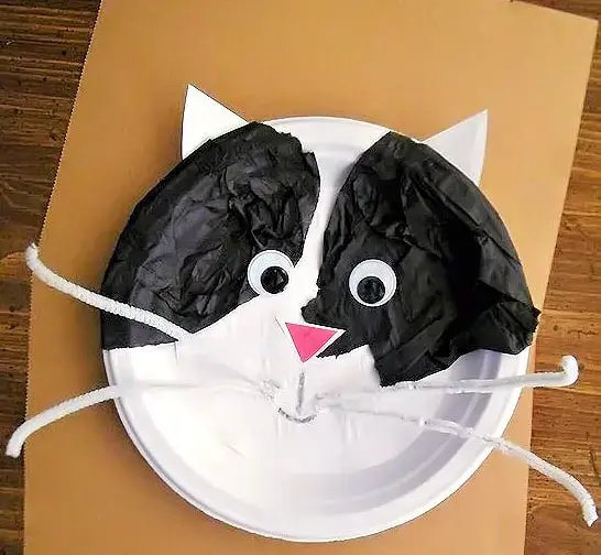 DIY Cute Cat Craft For Toddlers DIY Tissue Paper Craft Ideas