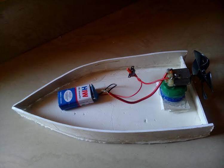 DIY DC Motor Boat Toy For Kids