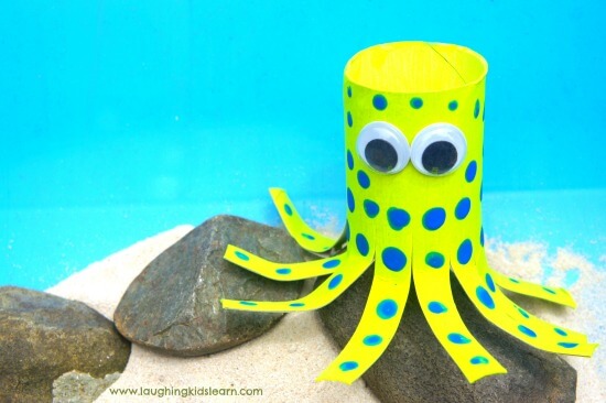 DIY Easy To Build A Blue-Ringed Octopus Craft For Kids Easy DIY Toys To Make At Home 