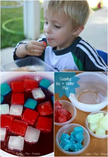 DIY Easy To Play with scented ice and water For Kids DIY Toys For Toddlers