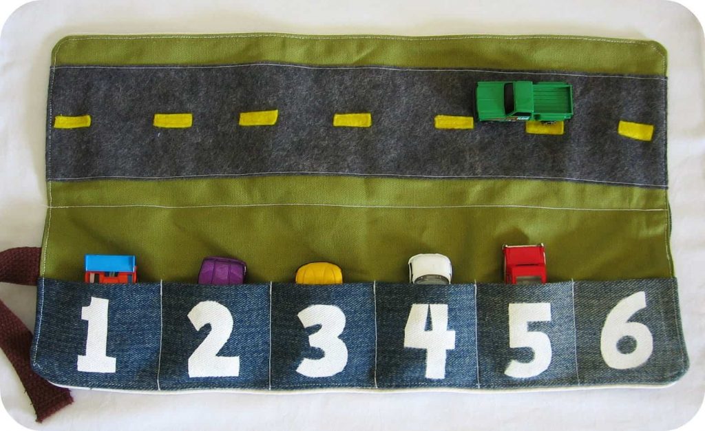 DIY Electric Toy Car Parking Garage With Road & Numbers