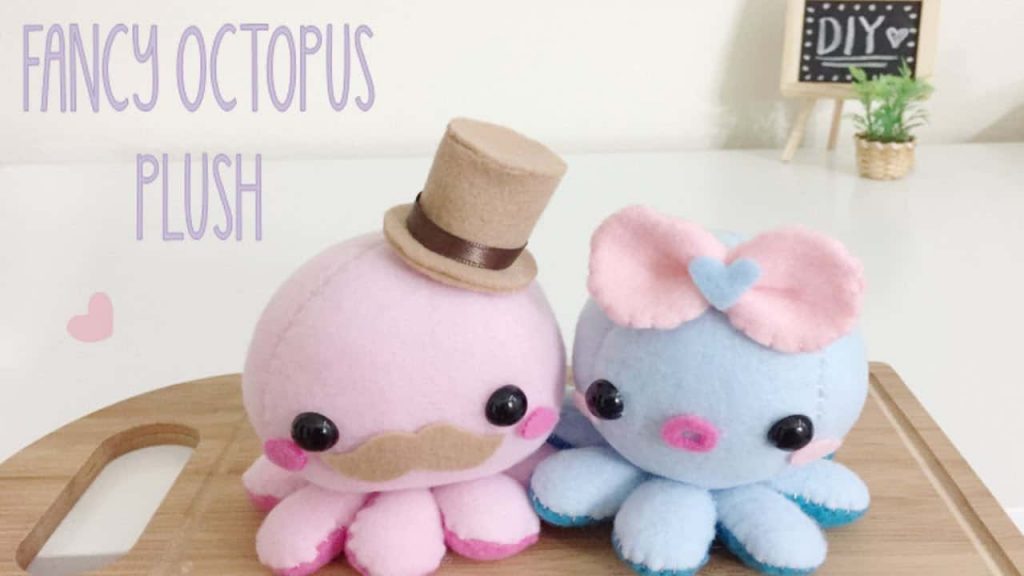 DIY Fancy Octopus Plush Toys For Kids