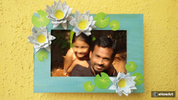  DIY Father's Day Photo Frame Craft With Egg Boxes For Kids