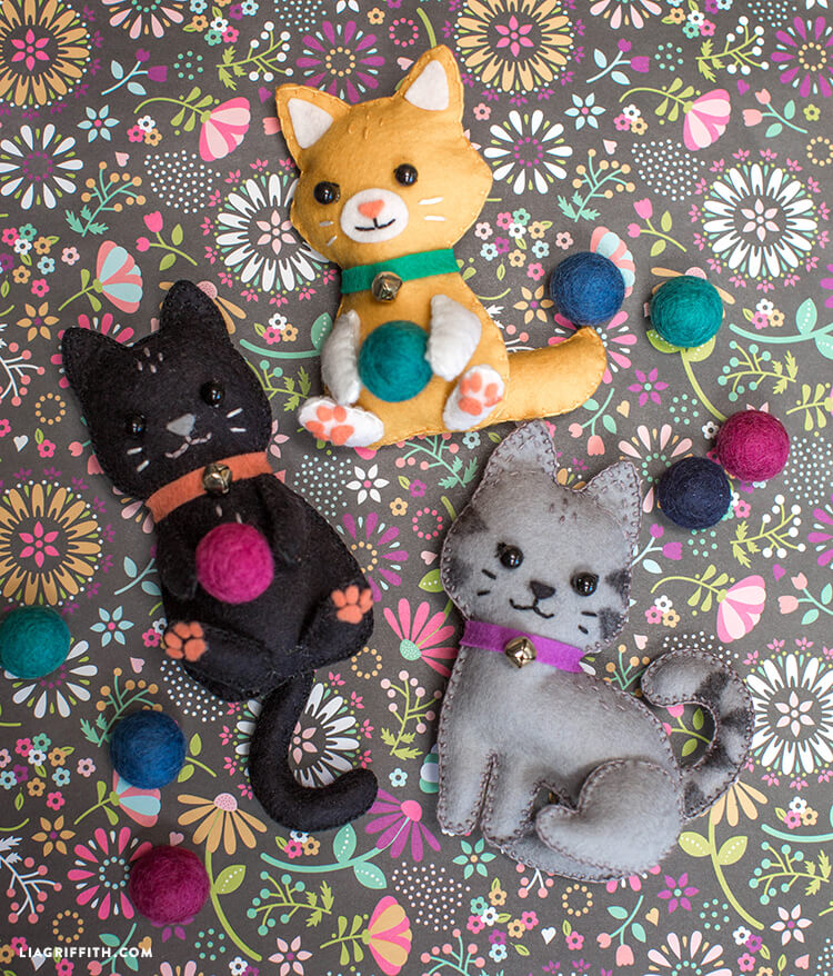 DIY Felt Cat Toys For Preschoolers DIY Felt Toys To Make At Home