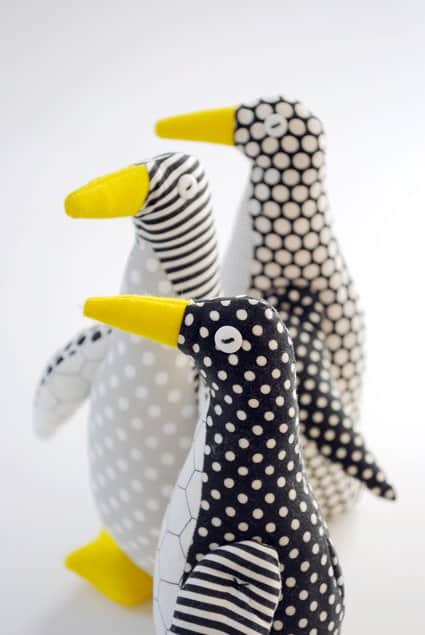 DIY Handmade Scrap Fabric Penguins Gifts For Kids DIY Stuffed Toys For Kids