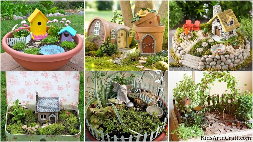 DIY Miniature Tree House Ideas