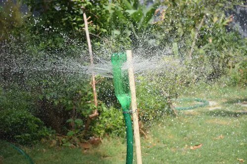 How To Make Garden Sprinkler Craft Out Of Plastic Bottle