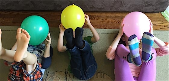 DIY Rocket Balloon Game For Preschoolers