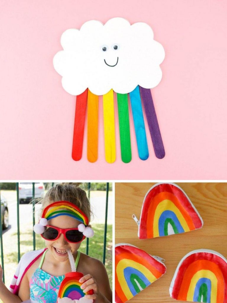 DIY Simple Rainbow Crafts For Kids DIY Rainy Day Crafts For Kids