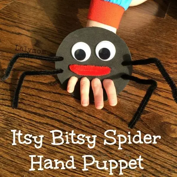 DIY Spider Finger Puppet for Kids Easy DIY Toys To Make At Home 