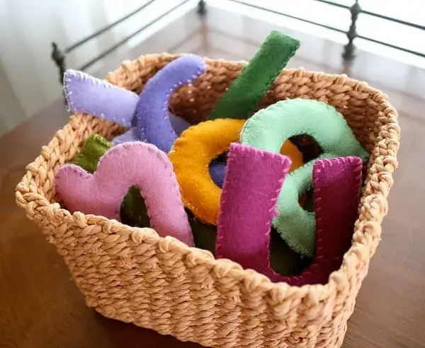 DIY Stuffed Felt Alphabet Letters For Toddlers DIY Toys For Toddlers