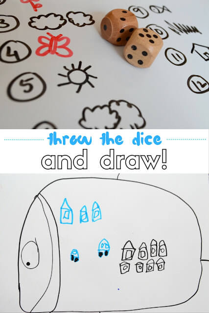 DIY Throw the Dice & Draw Easy DIY Toys to Make at Home