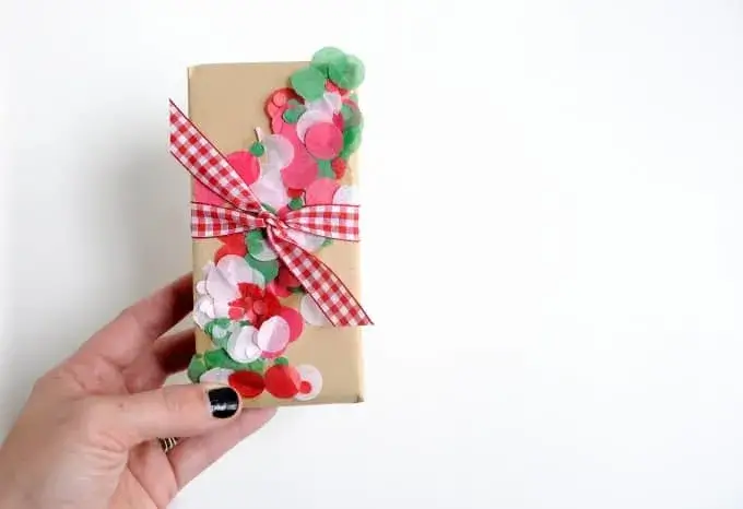 DIY Tissue Paper Gift Wrap For Christmas DIY Tissue Paper Craft Idaes