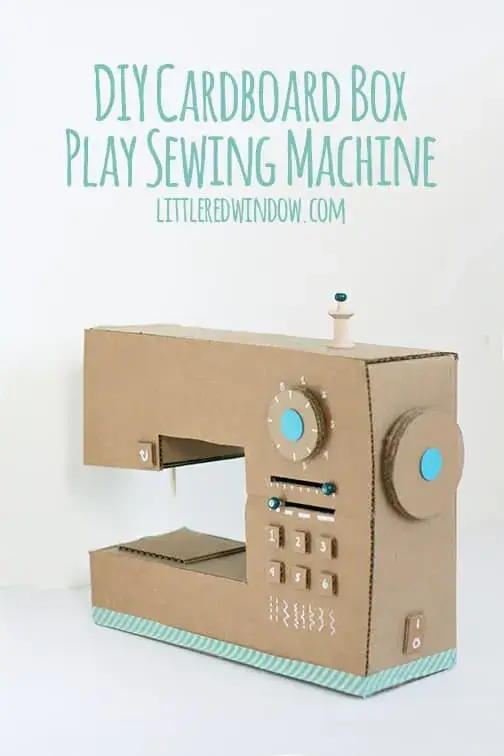 DIY Toys For 10 Year Old Cardboard Sewing Machine