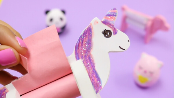 DIY Unicorn Craft Using Cardboard For Kids