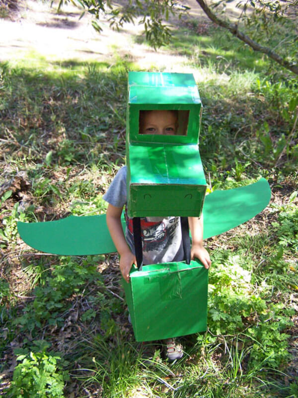 Dragon Costume Craft Tutorial With Cardboard