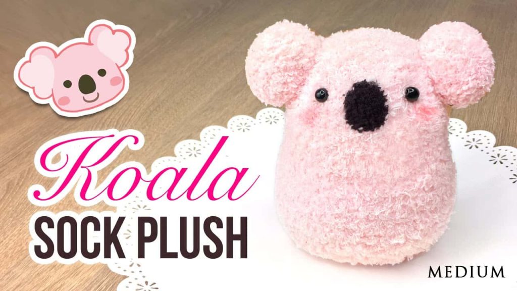 Easy & Simple Koala sock Stuffed Toys For Toddlers