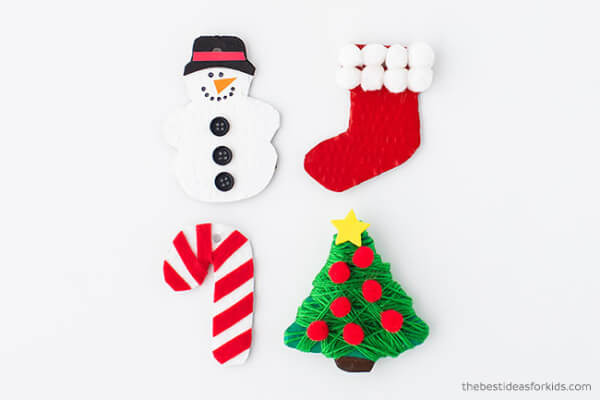 Easy Christmas Ornaments Cardboard Crafts For Kids