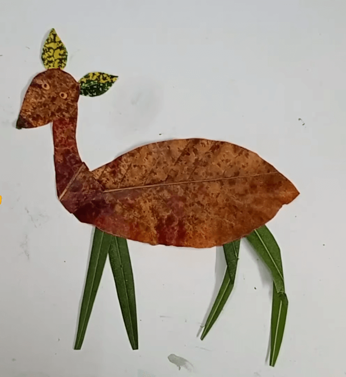 Leaf Art and Craft Ideas For Kids Easy Leaf Animal Art & Craft Idea For Kindergartners