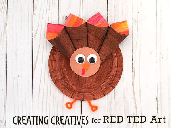 Easy Paper Plate Turkey Craft For Preschoolers