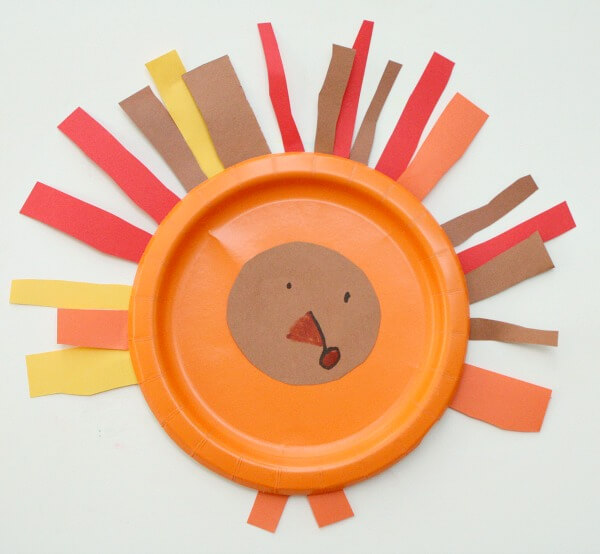 Easy Paper Plate Turkey Craft Tutorial For Kids