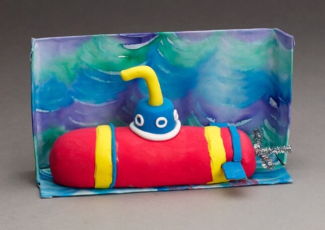 DIY Easy To Make A Submarine Model Craft For Kids