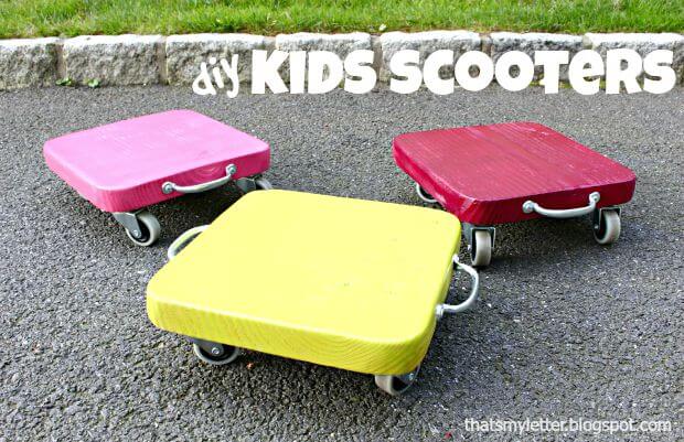 Easy To Make A Wooden Scooter DIY Toddler Toys