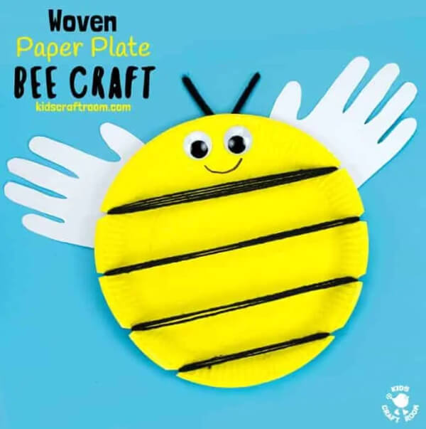 Easy To Make  Paper Plate Bee Craft
