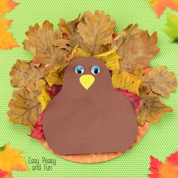 Easy To Make Paper Plate Turkey Craft For Kids