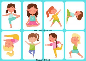 Exercise Flashcards For Kindergarten- Free Printable - Kids Art &amp; Craft
