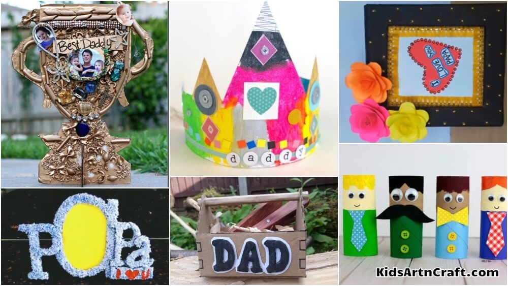 Father’s Day Cardboard Crafts For Kids