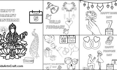 February Coloring Pages For Kids – Free Printables