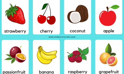 Fruit Flashcards For Toddlers Featured Image