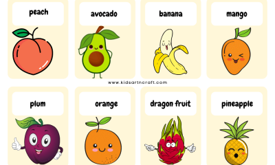 Fruit Name Flashcards For Preschoolers Featured Image