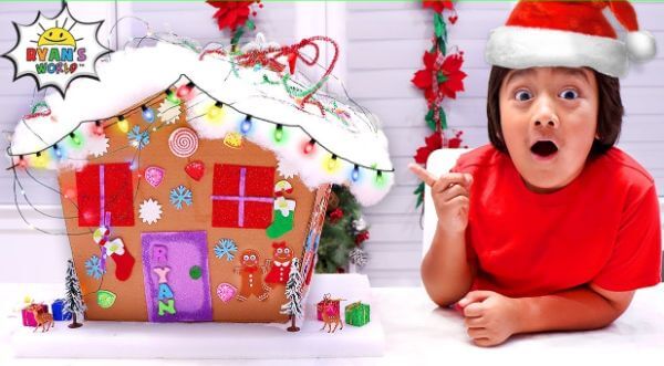 How To Make Gingerbread House From Cardboard  Cardboard House Crafts