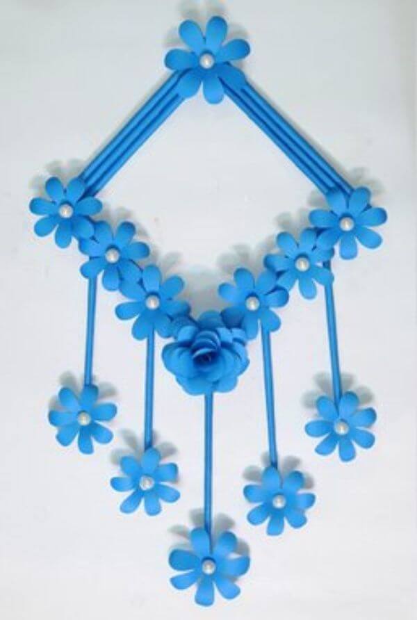 Handmade Origami Wall Hanging Craft With Color Paper