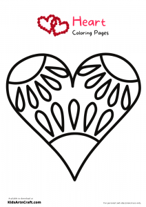 Heart Coloring Pages For Kids – Free Printables - Kids Art & Craft